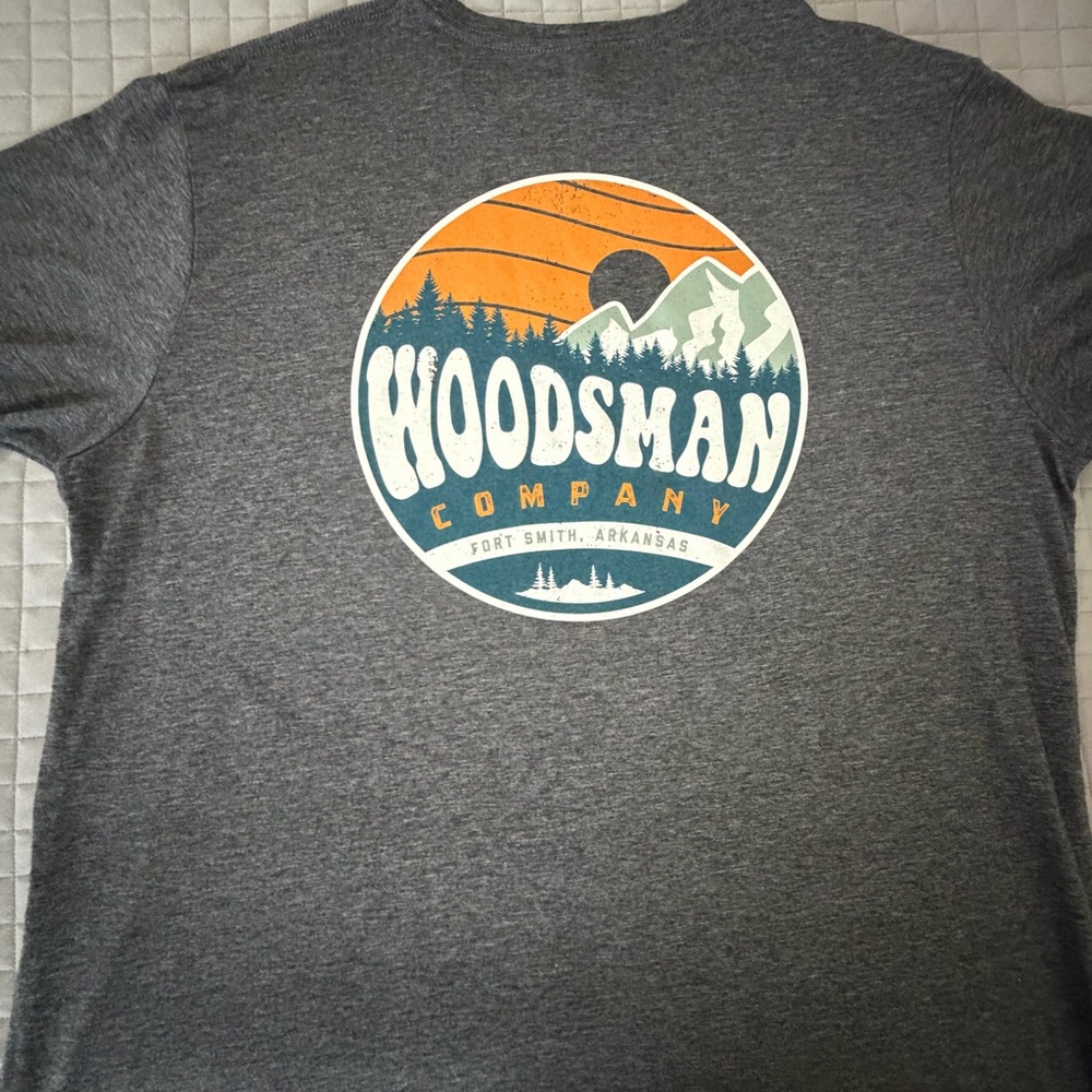 The Woodsman Company Dark Gray T-Shirt XXL